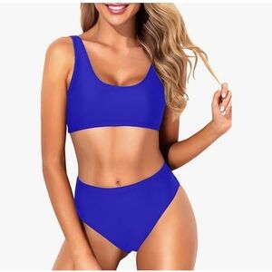 Vibrant Blue Bikini Set
